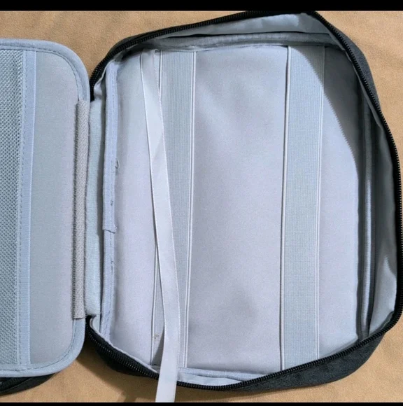 Bible Carrying Book Case Black and Gray Bag Scout Book Cover Handle - Picture 11 of 11